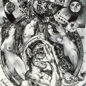 Ex Libris "Thoughts of a beggar" by Sergey Ivanov