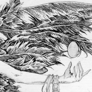 Leda and Swan by Evgenia Timoshenko (detail)